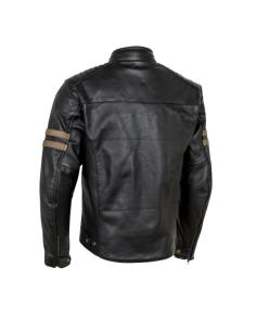 Black Bovine Leather Legend Man Jacket By Moore – Retro Style And Functionality 2