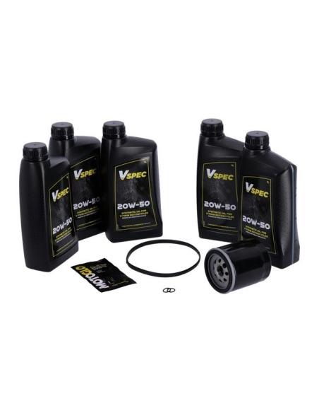 Acheter Pack Service Mcs Avec Filtre Noir Pour Hd 06-17 Dyna Et 07-17 Softail Synthétique à prix promotionnel