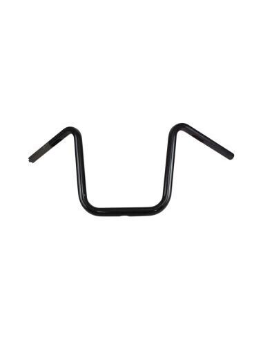 12" (30.5CM) GLOSSY BLACK HANDLEBARS WITH NARROW BASE