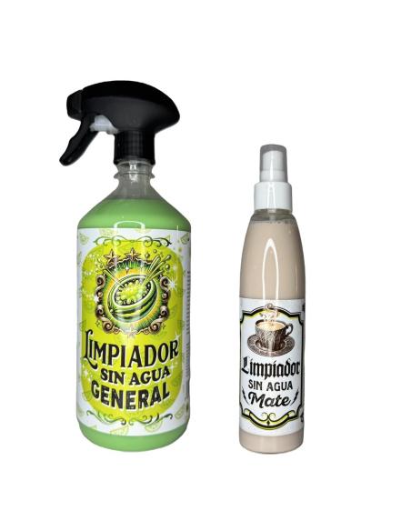 WATERLESS CLEANING PACK GENERAL 1L + MATTE FINISH 250ML