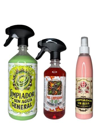 TOTAL CLEANING PACK: GENERAL 1L + EXTREME GREASE 500ML + HIGH GLOSS 250ML