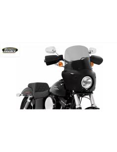 PARE-BRISE ROAD WARRIOR NOIR FUMÉ 13" POUR CARENAGES WARRIOR DE MEMPHIS SHADES