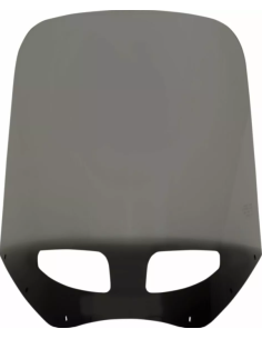 ROAD WARRIOR SMOKED BLACK VENTED WINDSHIELD 17" FOR MEMPHIS SHADES WARRIOR FAIRINGS