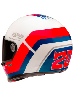 Acquista Casco Hjc V10 Fq20 Retro Mc21 – Design Ispirato a Fabio Quartararo a prezzo scontato 2