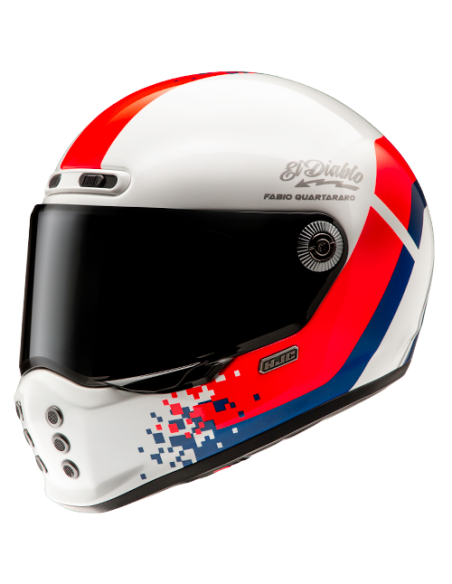 Acquista Casco Hjc V10 Fq20 Retro Mc21 – Design Ispirato a Fabio Quartararo a prezzo scontato