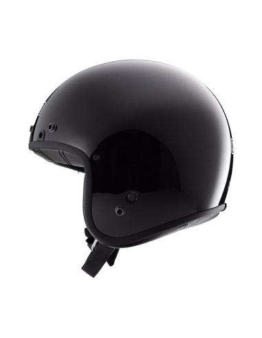 SIMPSON CHOPPER GLOSS BLACK JET HELMET