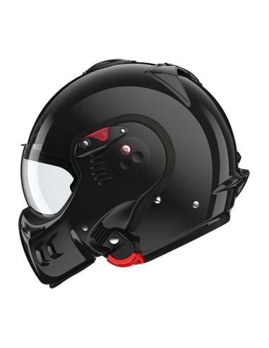 CAPACETE MODULAR ROOF BOXER ALPHA PRETO BILHANTE
