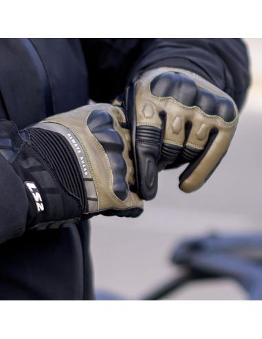 Comprar Guantes De Moto Ls2 Octane Negro Y Verde – Impermeables, Transpirables Y Protectores a precio de oferta