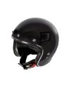 CASCO JET FIBRA DI VETRO 22.06 PICCOLO E LEGGERO G02X - NERO LUCIDO