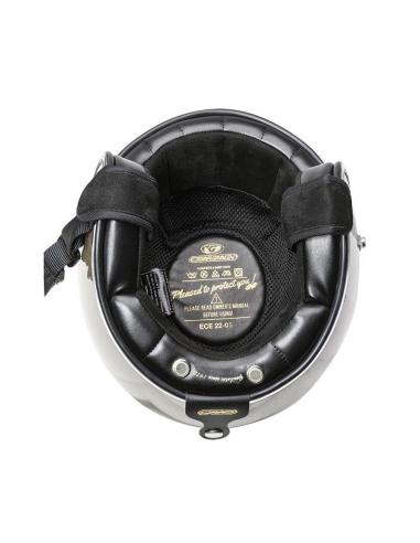 CASQUE JET FIBRE DE VERRE 22.06 PETIT ET LÉGER G02X - NOIR