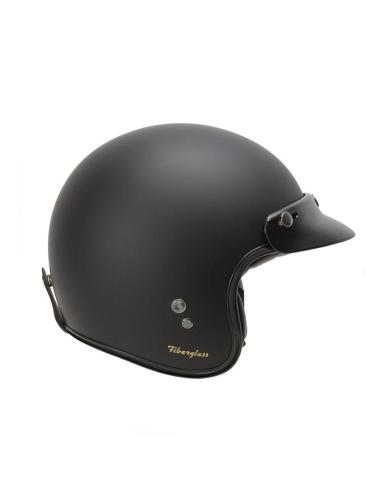 Comprar Casco Jet Fibra De Vidrio 22.06 Pequeño Y Ligero G02X - Negro Mate a precio de oferta