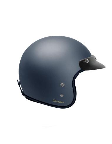 CASQUE JET FIBRE DE VERRE 22.06 PETIT ET LÉGER G02X -  DIRT MATT BLUE