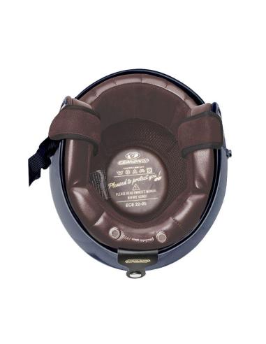 CASQUE JET FIBRE DE VERRE 22.06 PETIT ET LÉGER G02X -  DIRT MATT BLUE