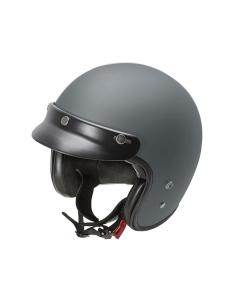 JET HELMET FIBERGLASS 22.06 SMALL AND LIGHT G02X - GREY MATT