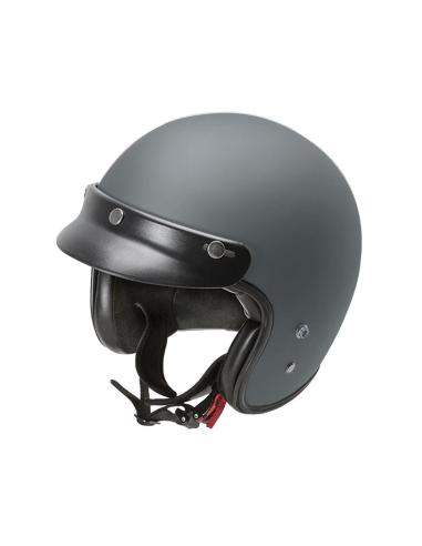 CASQUE JET FIBRE DE VERRE 22.06 PETIT ET LÉGER G02X -  GREY MATT