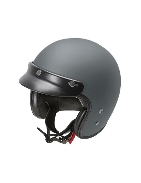 CASQUE JET FIBRE DE VERRE 22.06 PETIT ET LÉGER G02X -  GREY MATT