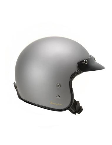 CASQUE JET FIBRE DE VERRE 22.06 PETIT ET LÉGER G02X -  TITANIUM MATT