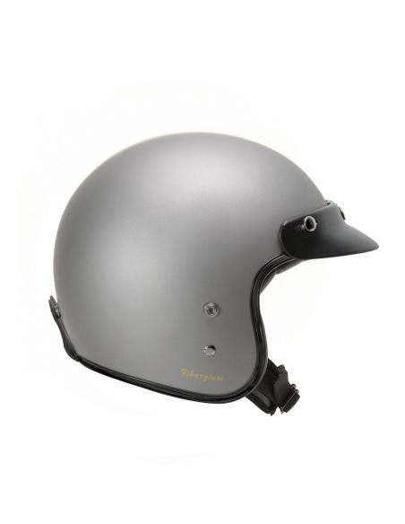 CASQUE JET FIBRE DE VERRE 22.06 PETIT ET LÉGER G02X -  TITANIUM MATT