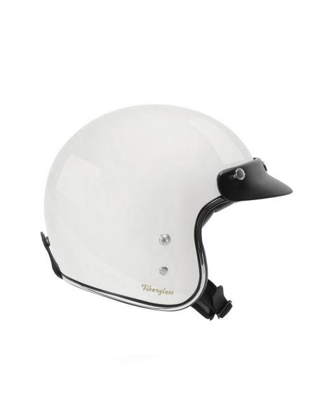 CASQUE JET FIBRE DE VERRE 22.06 PETIT ET LÉGER G02X -  PEARL WHITE