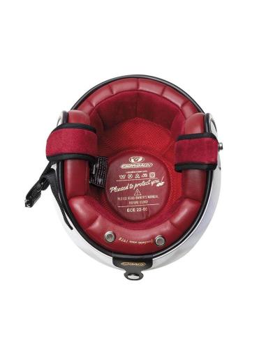 CASQUE JET FIBRE DE VERRE 22.06 PETIT ET LÉGER G02X -  PEARL WHITE