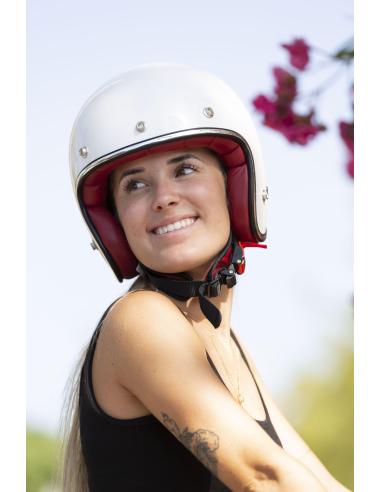 CASQUE JET FIBRE DE VERRE 22.06 PETIT ET LÉGER G02X -  PEARL WHITE