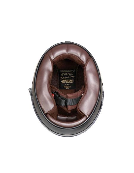 Acquista Casco Integrale Retrò Fibra di Vetro 22.06 Sicuro e Confortevole G07X - Nero Opaco a prezzo scontato