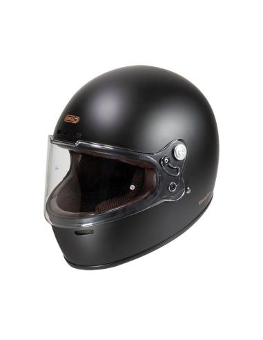 Acquista Casco Integrale Retrò Fibra di Vetro 22.06 Sicuro e Confortevole G07X - Nero Opaco a prezzo scontato
