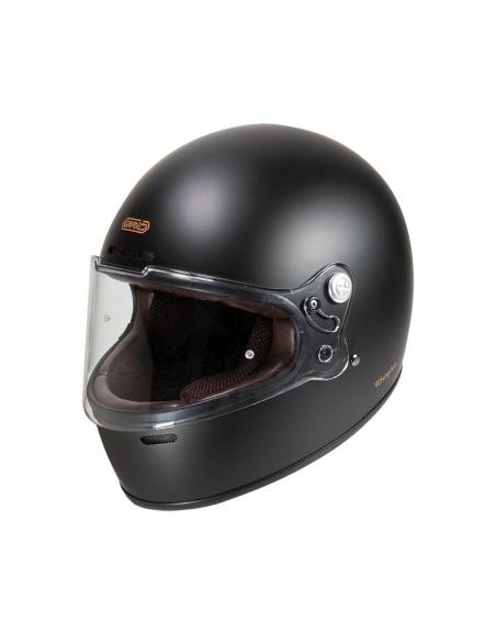 Acquista Casco Integrale Retrò Fibra di Vetro 22.06 Sicuro e Confortevole G07X - Nero Opaco a prezzo scontato