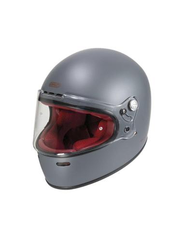 CASQUE INTÉGRAL FIBRE DE VERRE 22.06 SÉCURISÉ ET CONFORTABLE G07X - GREY MATT