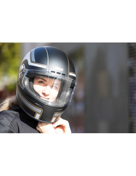 CASQUE INTÉGRAL FIBRE DE VERRE 22.06 SÉCURISÉ ET CONFORTABLE G07X - SEDONA BLACK MATT