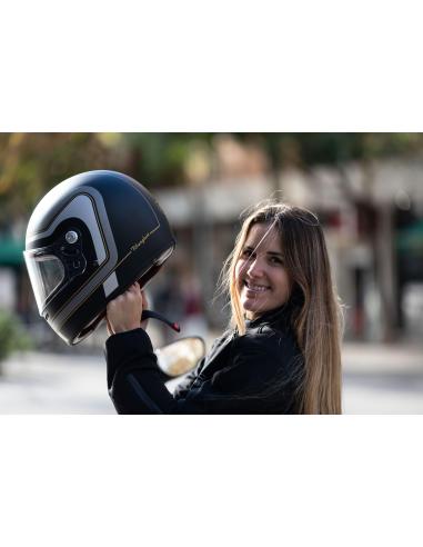 CASQUE INTÉGRAL FIBRE DE VERRE 22.06 SÉCURISÉ ET CONFORTABLE G07X - SEDONA BLACK MATT