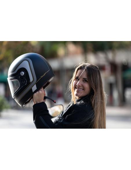 CASQUE INTÉGRAL FIBRE DE VERRE 22.06 SÉCURISÉ ET CONFORTABLE G07X - SEDONA BLACK MATT
