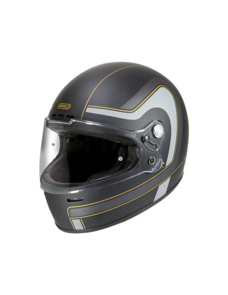 CASQUE INTÉGRAL FIBRE DE VERRE 22.06 SÉCURISÉ ET CONFORTABLE G07X - SEDONA BLACK MATT