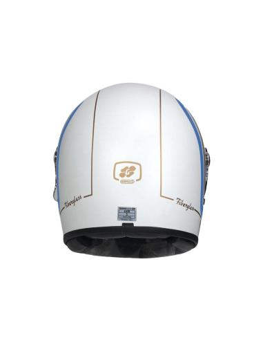 Acquista Casco Integrale Retrò Fibra Di Vetro 22.06 Sicuro E Confortevole G07X - Sedona Bianco Opaco a prezzo scontato