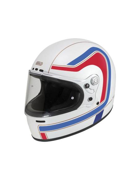 Comprar Casco Integral Retro Fibra De Vidrio 22.06 Seguro Y Cómodo G07X - Sedona Blanco Mate a precio de oferta
