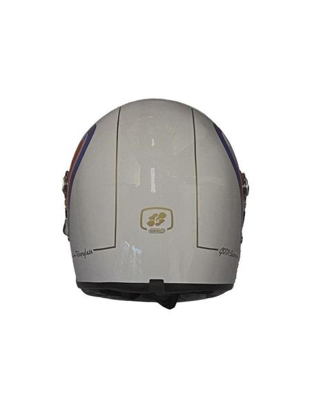 Comprar Casco Integral Retro Fibra De Vidrio 22.06 Seguro Y Cómodo G07X - Sedona Gris Brillo a precio de oferta
