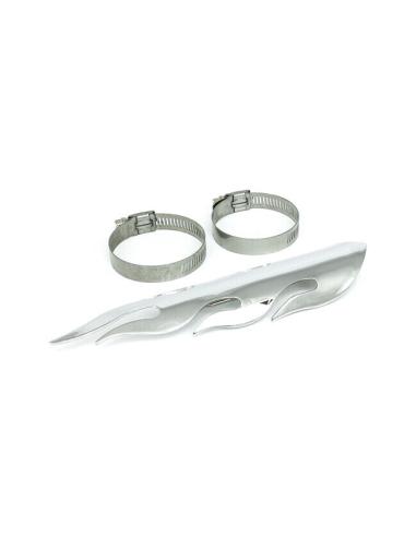 HEAT PROTECTOR FLAME CHROME 20CM