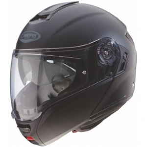 CASCO MODULARE IN FIBRA LEVO CABERG NERO OPACO