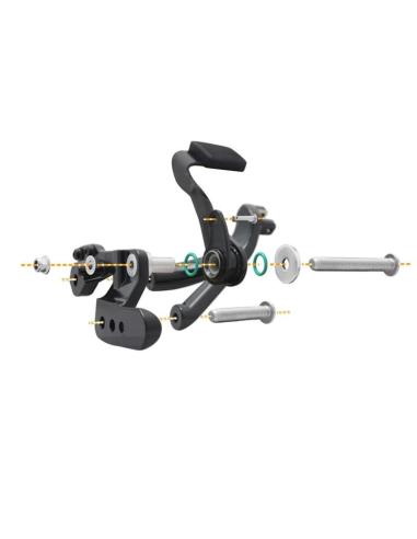 KIT COMMANDES AVANCÉES SOFTAIL 2018-2023, POSITION ÉTENDUE AVEC REPOSE-PIEDS