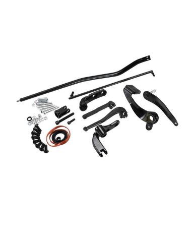 Kit De Comandos Avançados Preto Brilhante Harley Dyna 2006-2017 (Sem Pedaleiras)