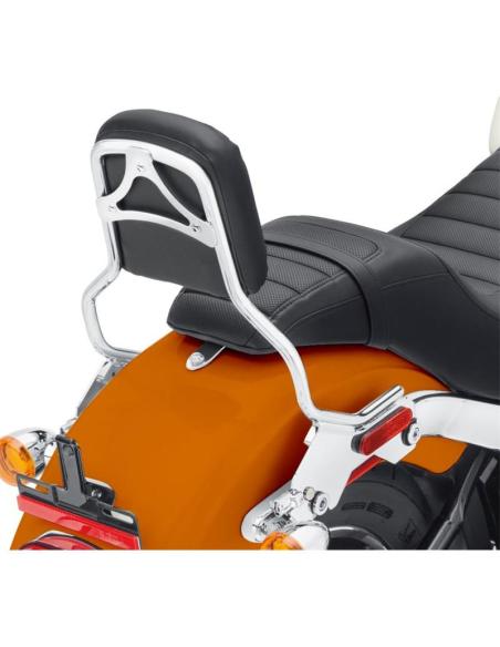 HOLDFAST QUICK-RELEASE CHROME SISSY BAR BACKREST FOR HARLEY LOW RIDER S / ST & SPORT GLIDE (2018-2023)