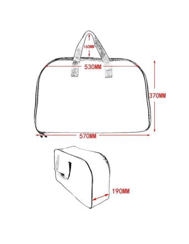 Comprar Bolsa Interior Para Tour Pak Harley-Davidson (1993-2023), Nylon Impermeable a precio de oferta