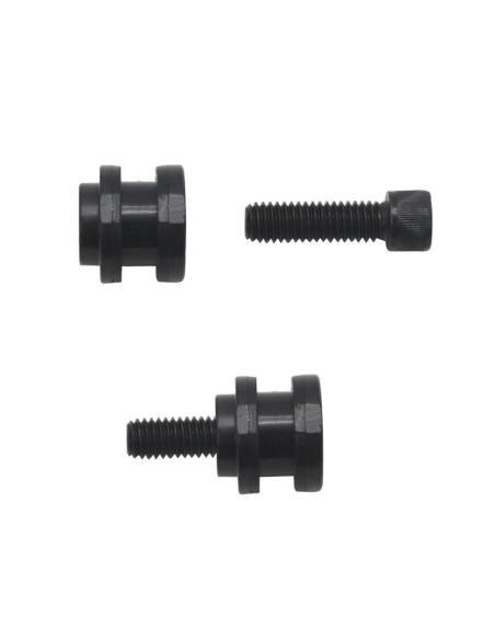 Kit De Pestillos Desmontables Para Barra De Pasajero (Sissy Bar) - Compatible Con Harley, Negro