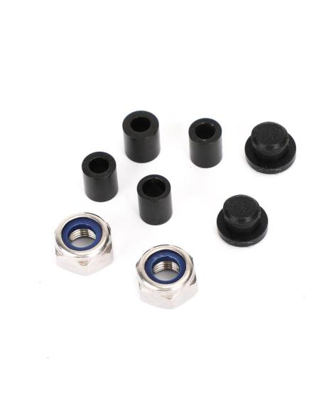 MIRROR RELOCATION KIT FOR HONDA REBEL CMX500/300 (2017-2021), BLACK ALUMINUM