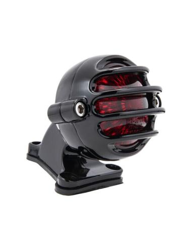 Comprar Piloto Trasero Con Soporte Lecter Aluminio Negro a precio de oferta