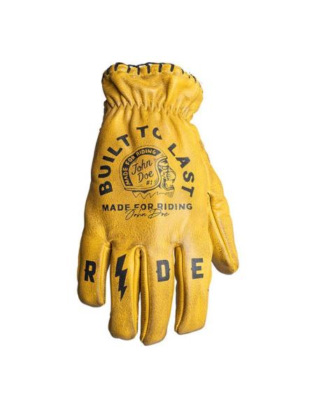 Acquista Guanti John Doe Coyote Giallo/Nero in Pelle Certificati CE a prezzo speciale