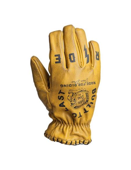 John Doe Coyote Gloves Yellow/Black – Craftsmanship, Protection & Retro Style