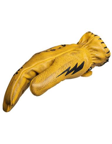 John Doe Coyote Gloves Yellow/Black – Craftsmanship, Protection & Retro Style
