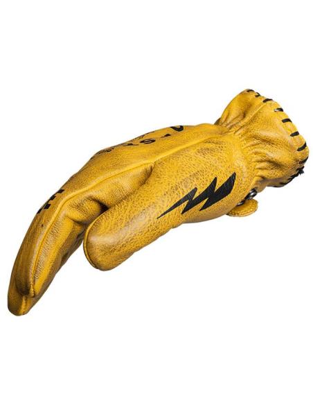 John Doe Coyote Gloves Yellow/Black – Craftsmanship, Protection & Retro Style