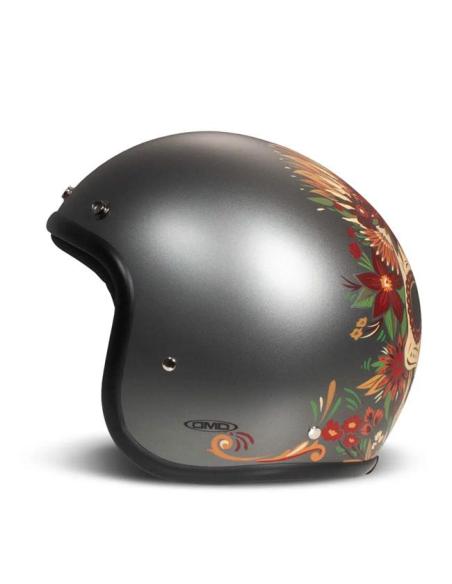 CASQUE JET DMD RETRO SKULL